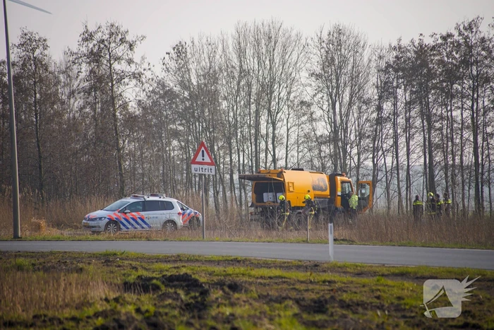 Gebied afgezet na vondst van vaten