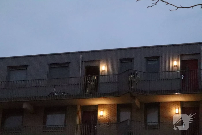 Brand in flatwoning boven winkels
