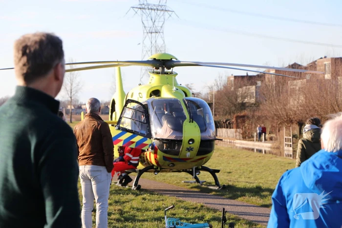 Veel bekijks bij inzet van traumahelikopter
