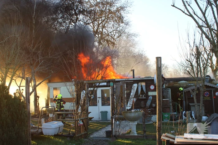 Flinke uitslaande brand in woning