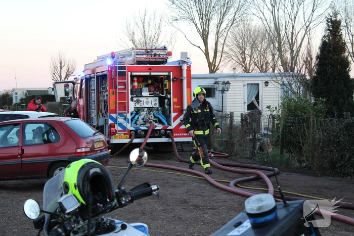Flinke uitslaande brand in woning