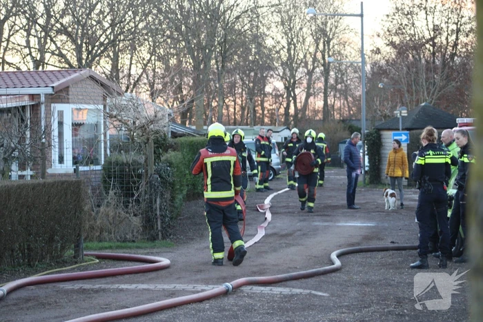 Flinke uitslaande brand in woning