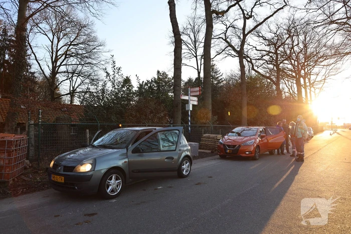 Schade bij botsing tussen meerdere voertuigen