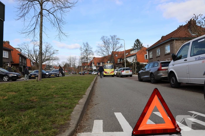 Fietser gewond bij botsing met auto
