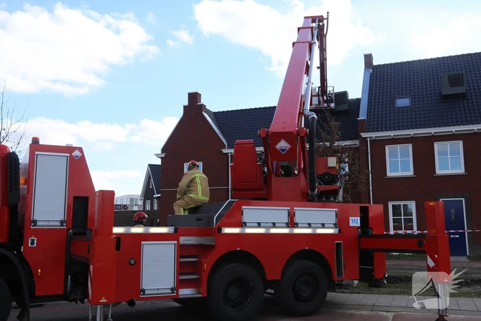 Veel rook bij brand in woning
