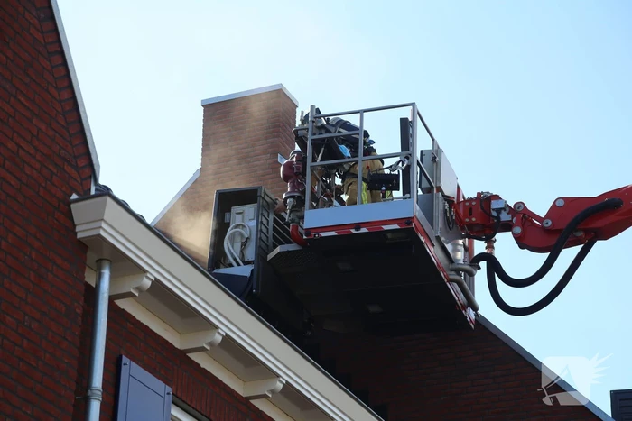 Veel rook bij brand in woning