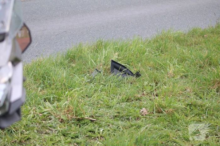 Motorrijder gaat onderuit en raakt gewond