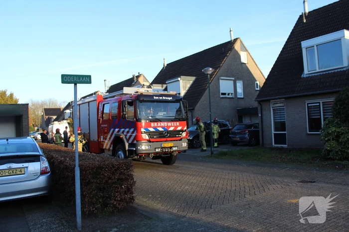 Brand in garage door kortsluiting