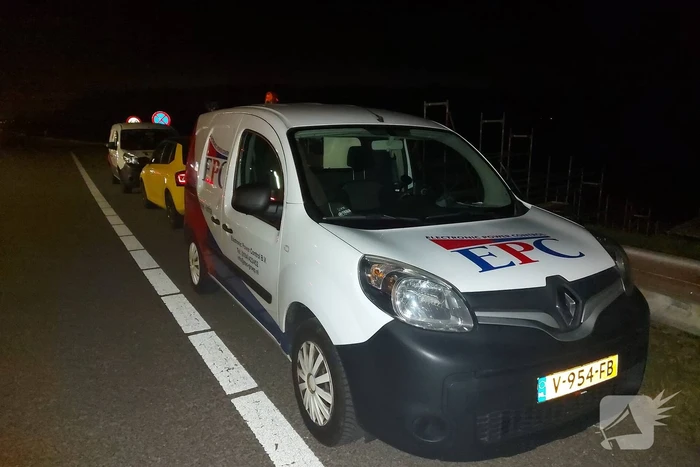 Lange file op Haringvlietbrug door storing
