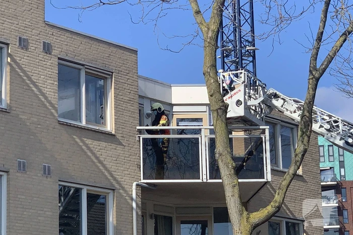 Brandweer ingezet om woning te betreden