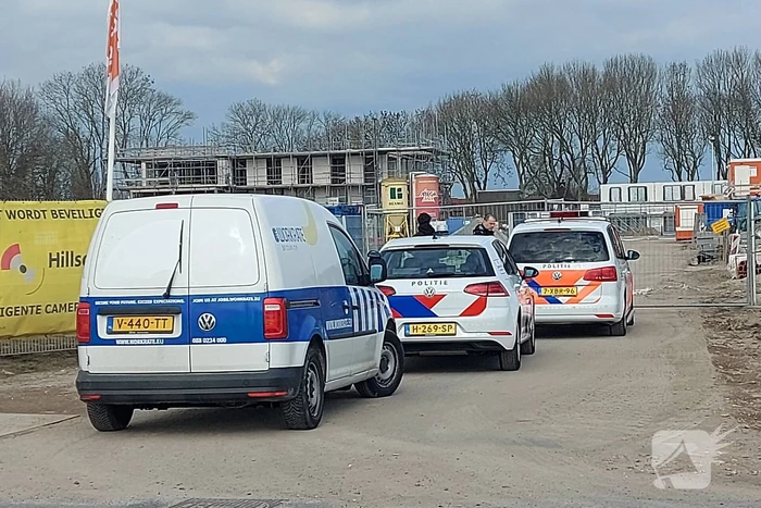 Zoekactie naar verdachte personen op bouwterrein