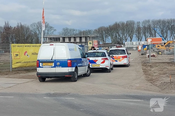 Zoekactie naar verdachte personen op bouwterrein