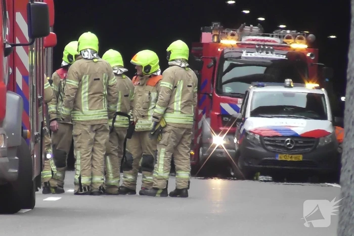 Ongeval met meerdere voertuigen in Beneluxtunnel