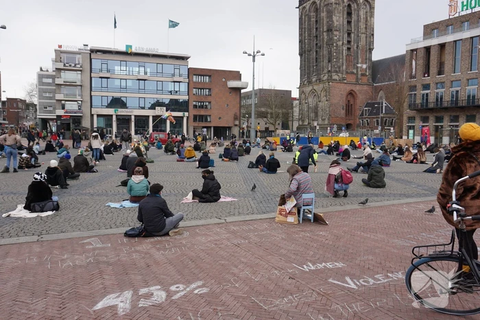 Demonstratie tegen gender gerelateerd geweld
