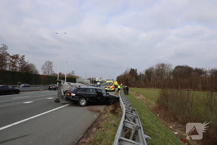 Aanhanger geschaard bij ongeval