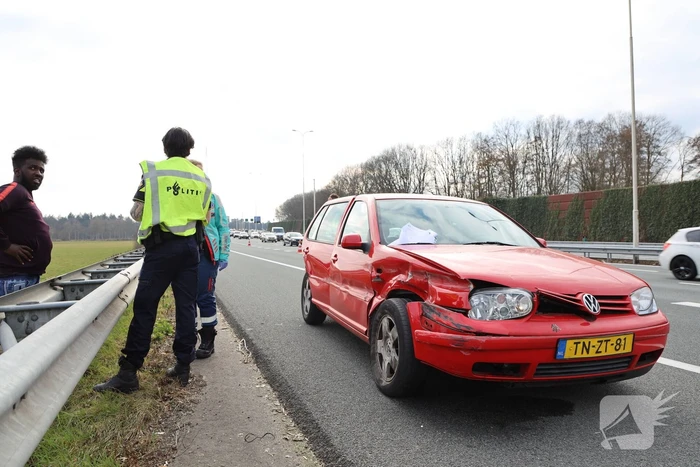 Aanhanger geschaard bij ongeval