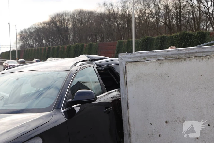 Aanhanger geschaard bij ongeval