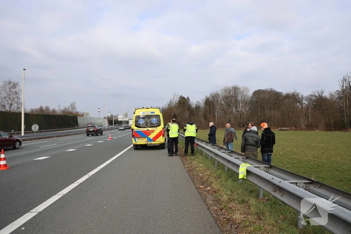 Aanhanger geschaard bij ongeval