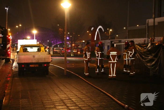Uitslaande brand in Westelijk Havengebied