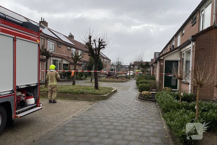 Gasleiding geraakt door graafwerkzaamheden