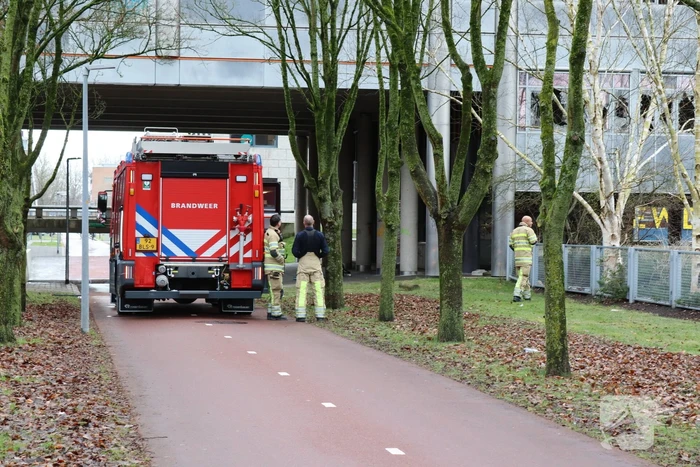 Brand in leegstaand bedrijfspand