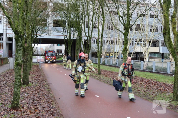 Brand in leegstaand bedrijfspand