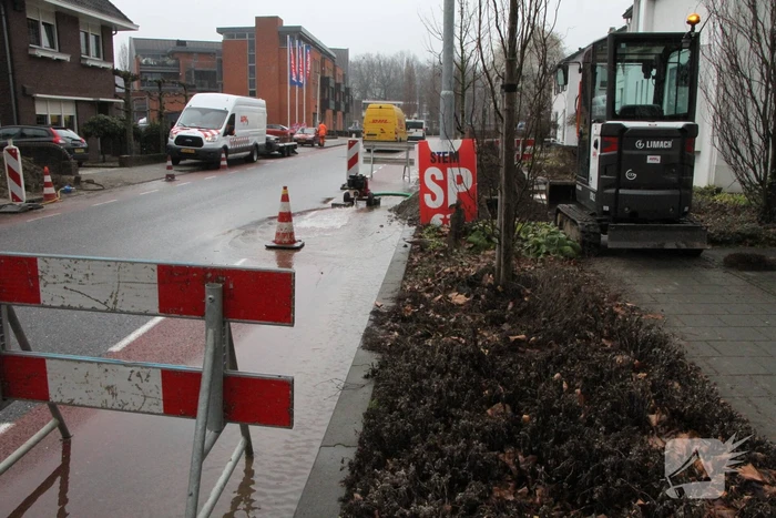 Huishoudens zonder water door gesprongen waterleiding