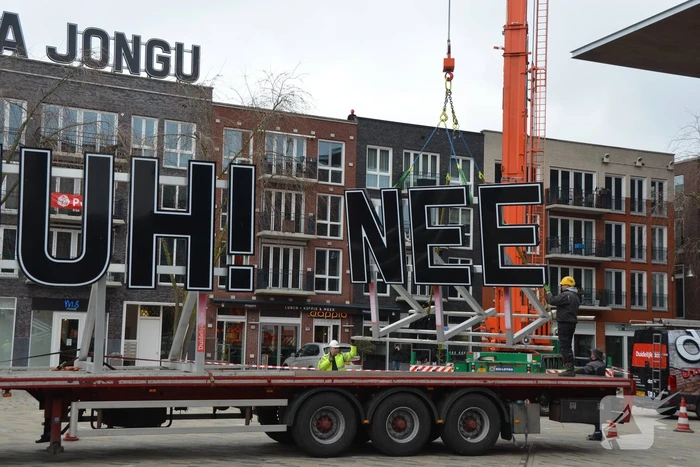 Karakteristieke belettering gaat verhuizen