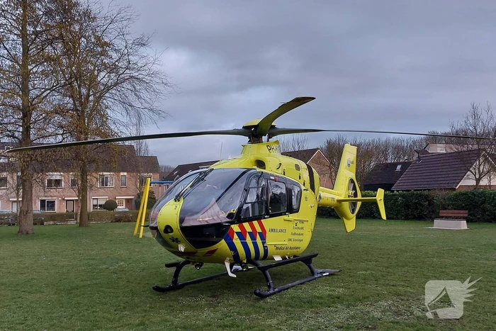 Traumahelikopter landt voor incident met jong kindje