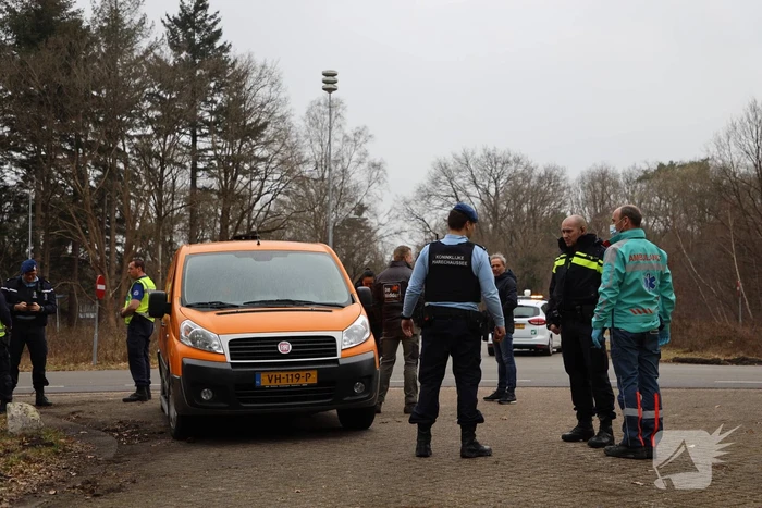 Mountainbiker gewond bij botsing