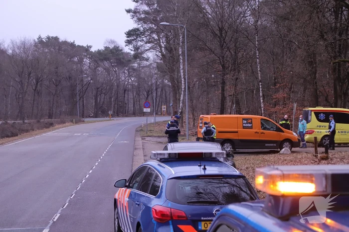 Mountainbiker gewond bij botsing