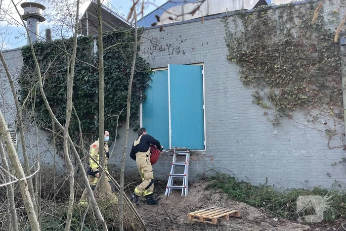 Machinekamer Zwemrecreatie Drie Essen Laarbeek vol met water