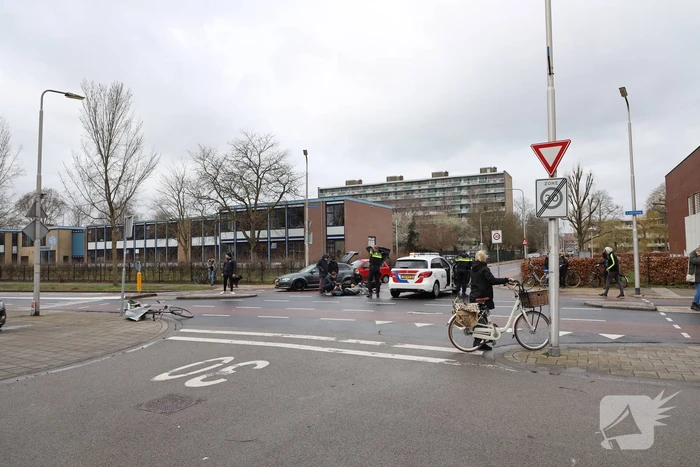 Brommerrijder gewond bij ongeval