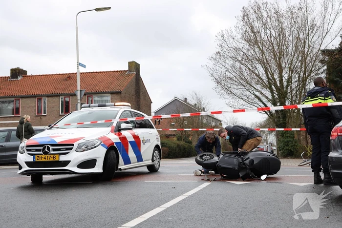 Brommerrijder gewond bij ongeval