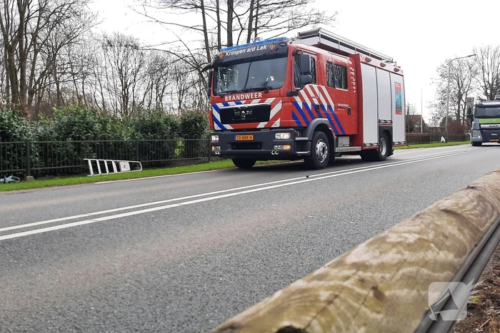 Boom omgewaaid door storm