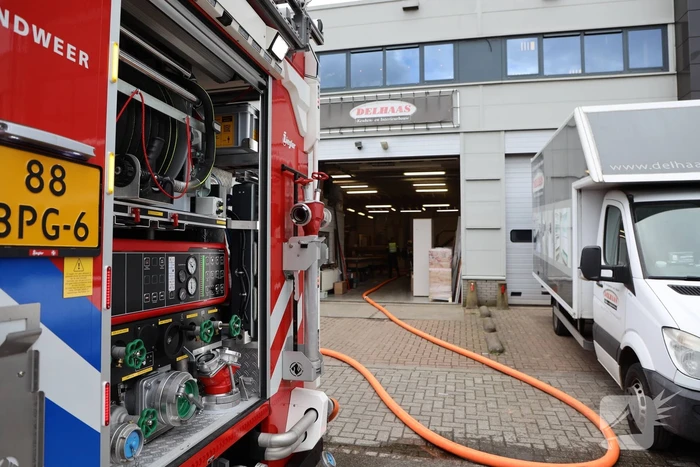 Brand in afzuiginstallatie bij Delhaas Interieurbouw