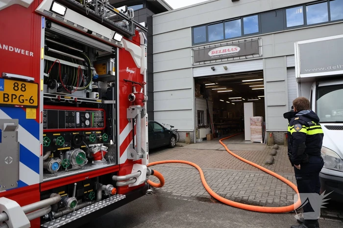 Brand in afzuiginstallatie bij Delhaas Interieurbouw