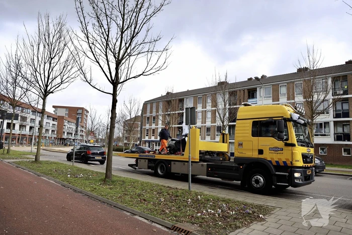 Politie neemt scooter in beslag
