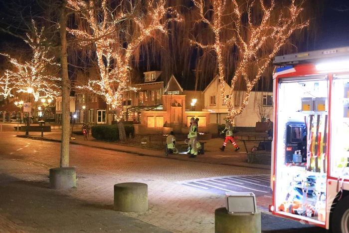 Instabiele boom omgezaagd door brandweer