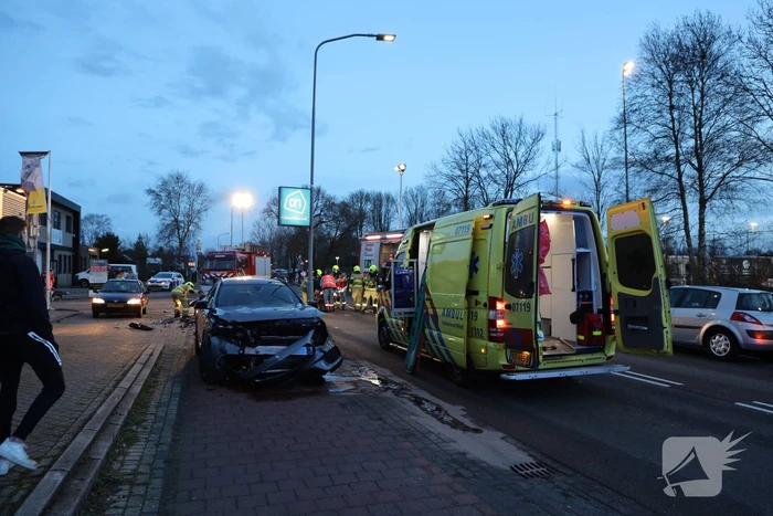 Gewonden bij frontale botsing