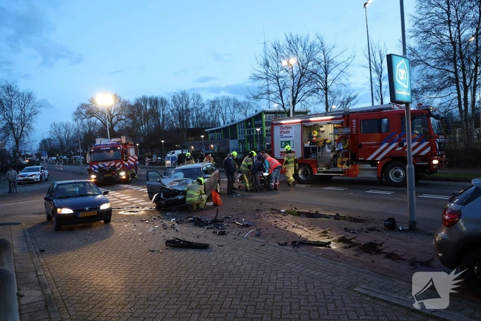 Gewonden bij frontale botsing