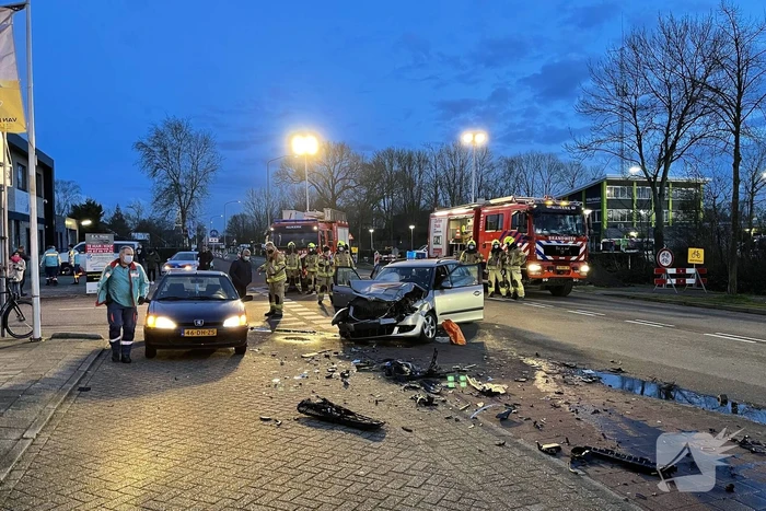 Gewonden bij frontale botsing