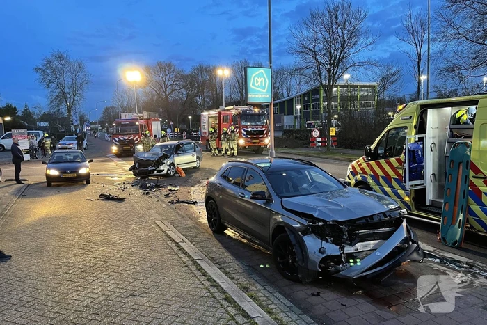 Gewonden bij frontale botsing