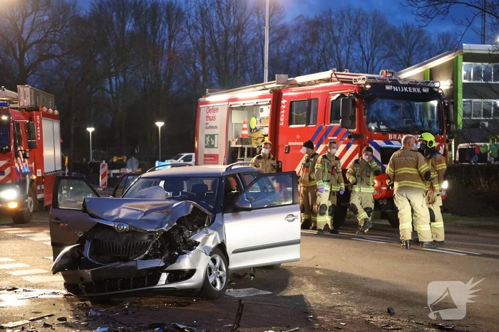 Gewonden bij frontale botsing