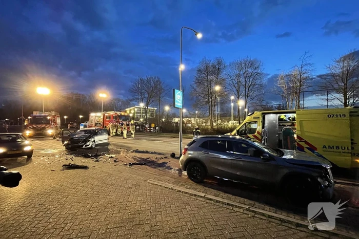 Gewonden bij frontale botsing