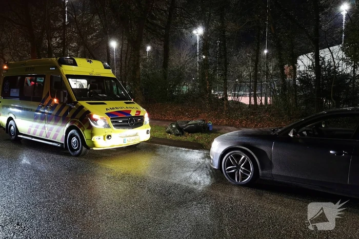 Scooterrijder gewond na eenzijdig ongeval