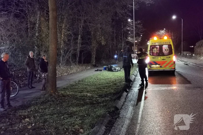 Scooterrijder gewond na eenzijdig ongeval