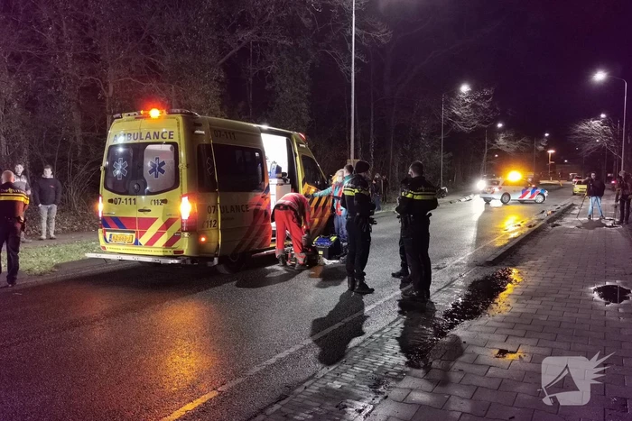 Scooterrijder gewond na eenzijdig ongeval