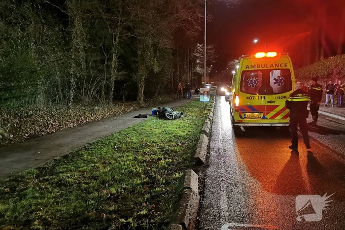Scooterrijder gewond na eenzijdig ongeval