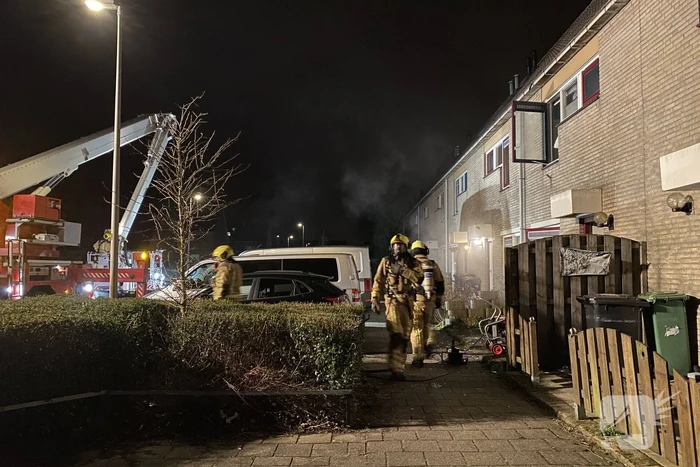 Forse rookontwikkeling bij woningbrand